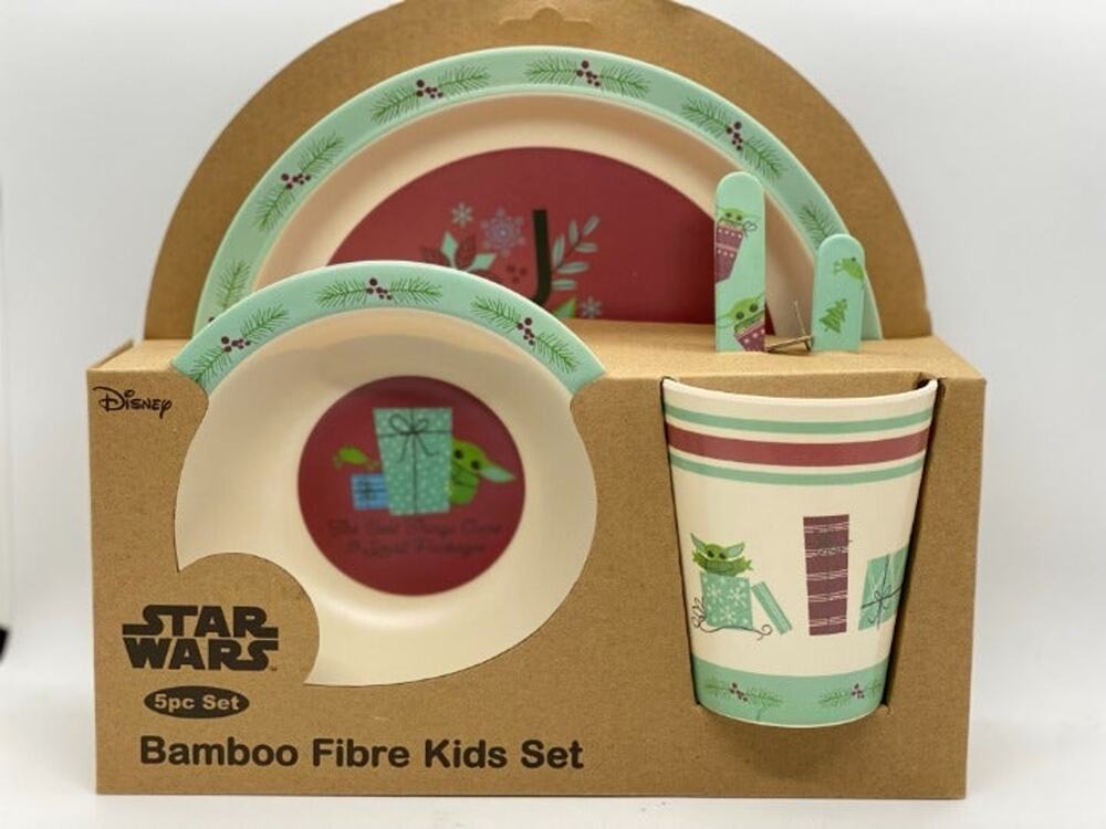Star Wars Christmas Bamboo Dining Set